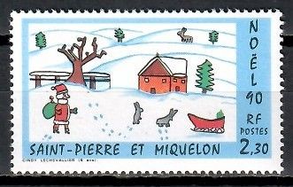 Znaczek Saint Pierre i Miquelon 1990 Mi 607 Czyste **