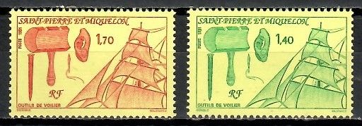 Znaczek Saint Pierre i Miquelon 1991 Mi 609-610 Czyste **