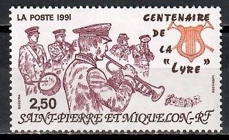 Znaczek Saint Pierre i Miquelon 1991 Mi 620 Czyste **
