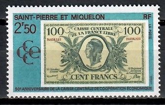 Znaczek Saint Pierre i Miquelon 1991 Mi 628 Czyste **