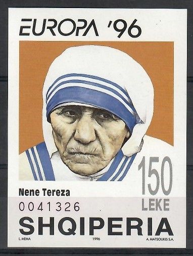 Znaczek Albania 1996 Mi bl 107 Czyste **