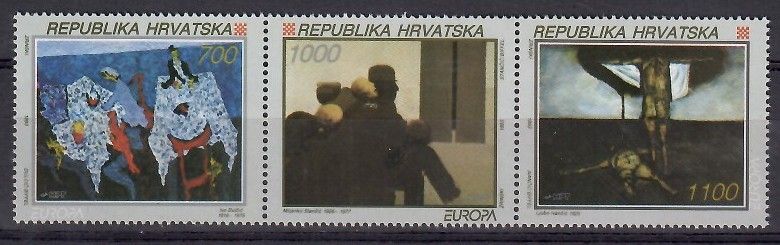 Znaczek Chorwacja 1993 Mi 240-242 Czyste **