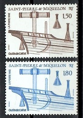 Znaczek Saint Pierre i Miquelon 1992 Mi 636-637 Czyste **