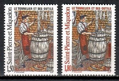 Znaczek Saint Pierre i Miquelon 1995 Mi 690-691 Czyste **