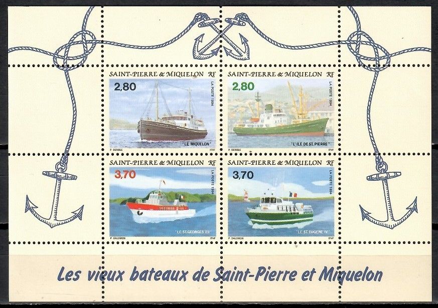 Znaczek Saint Pierre i Miquelon 1994 Mi bl 3 Czyste **
