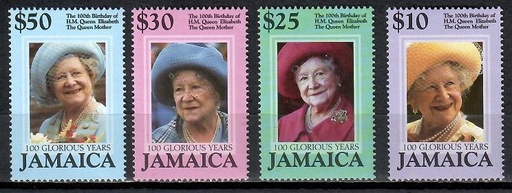 Znaczek Jamajka 2000 Mi 958-961 Czyste **