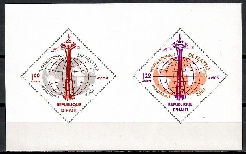 Znaczek Haiti 1962 Mi bl 27 Czyste **