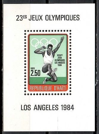 Znaczek Haiti 1984 Mi bl 54 Czyste **
