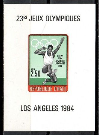 Znaczek Haiti 1984 Mi bl 54B Czyste **