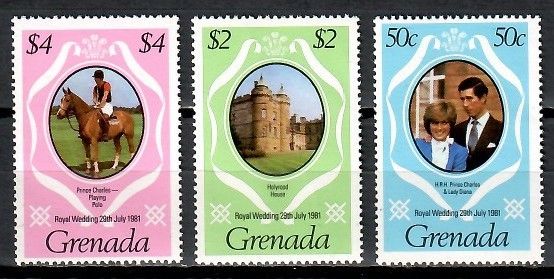 Znaczek Grenada 1981 Mi 1097-1099 Czyste **
