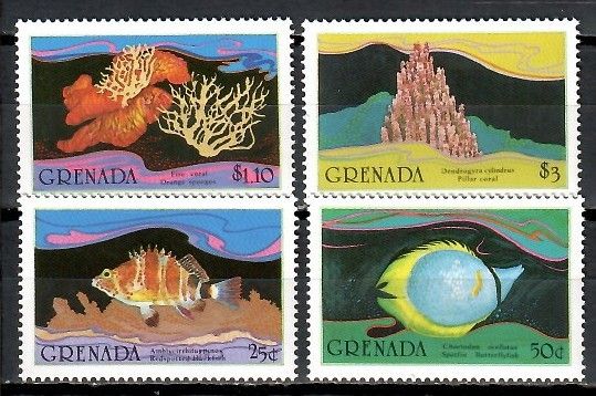 Znaczek Grenada 1985 Mi 1429-1432 Czyste **