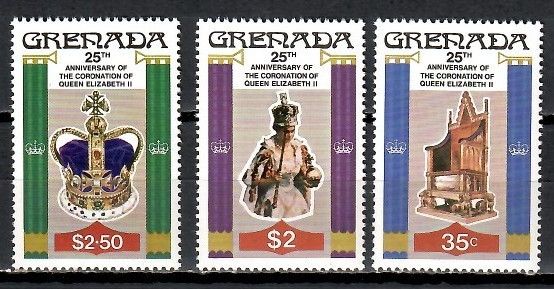 Znaczek Grenada 1978 Mi 915-917 Czyste **