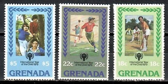 Znaczek Grenada 1979 Mi 963-965 Czyste **