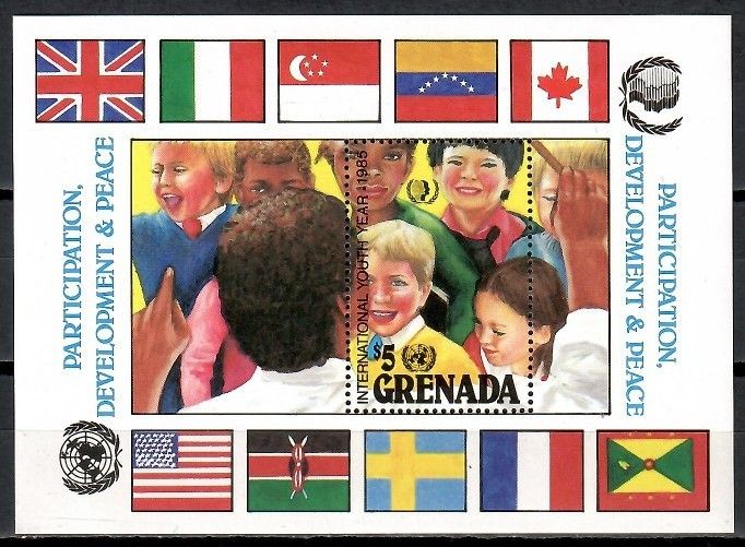 Znaczek Grenada 1985 Mi bl 143 Czyste **