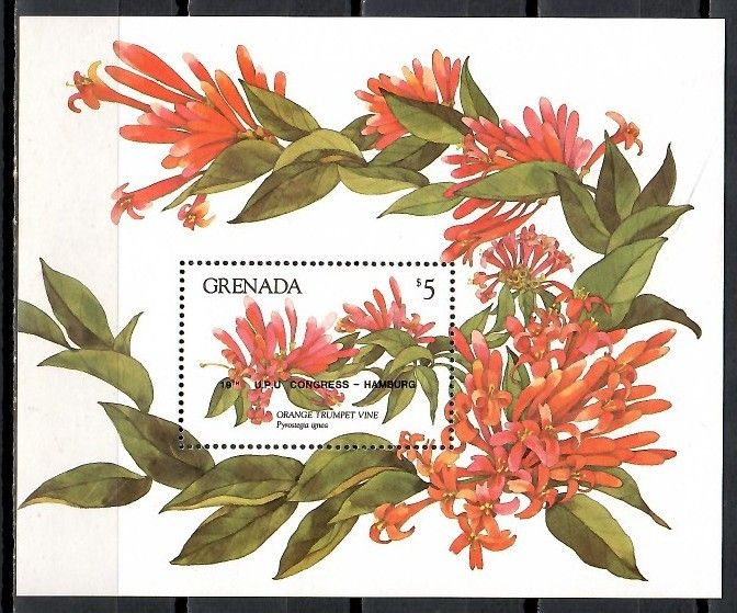 Znaczek Grenada 1984 Mi bl 125 Czyste **
