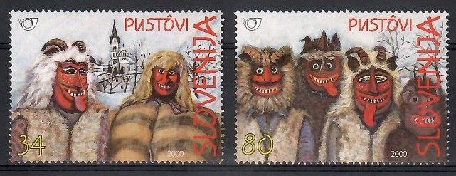 Znaczek Słowenia 2000 Mi 282-283 Czyste **