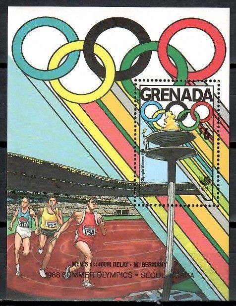 Znaczek Grenada 1988 Mi bl217 Czyste **