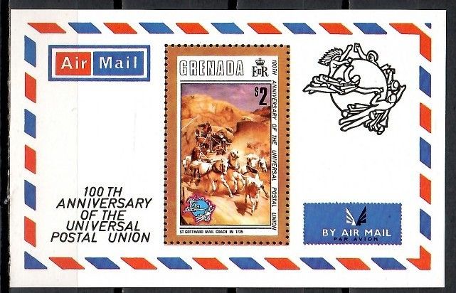 Znaczek Grenada 1974 Mi bl 36 Czyste **