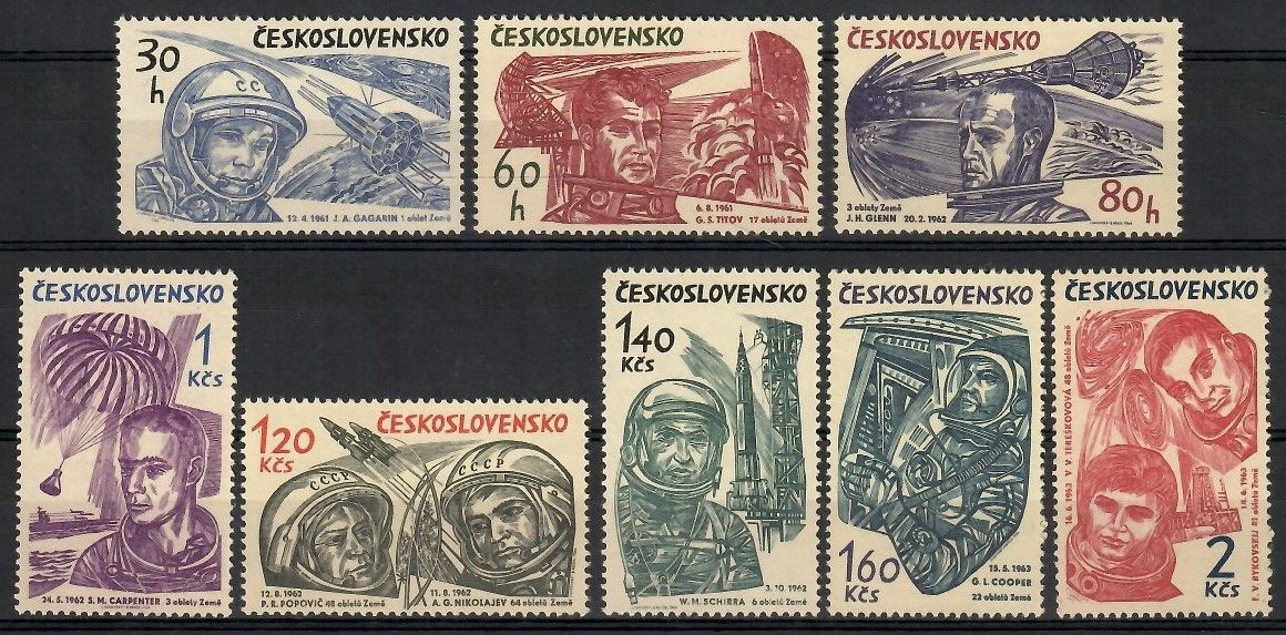 Znaczek Czechosłowacja 1964 Mi 1463-1470 Czyste **