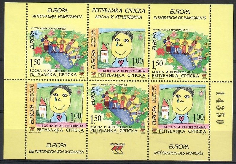 Znaczek Republika Serbska 2006 Mi h-bl 9 Czyste **