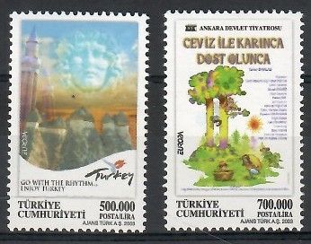 Znaczek Turcja 2003 Mi 3333-3334 Czyste **