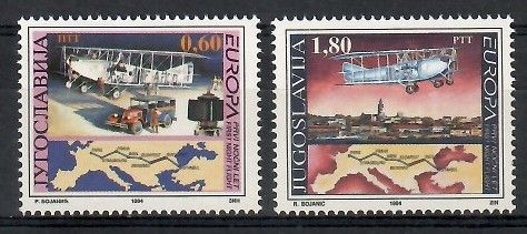 Znaczek Jugosławia 1994 Mi 2657-2658 Czyste **