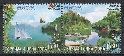 Znaczek Serbia i Czarnogóra 2004 Mi 3198-3199 Czyste **