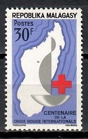 Znaczek Madagaskar 1963 Mi 502 Czyste **