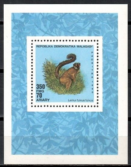 Znaczek Madagaskar 1990 Mi bl 146 Czyste **