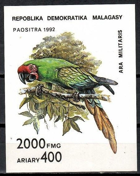 Znaczek Madagaskar 1993 Mi bl 209 Czyste **