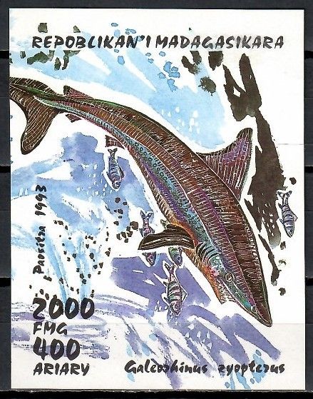 Znaczek Madagaskar 1993 Mi bl 210 Czyste **