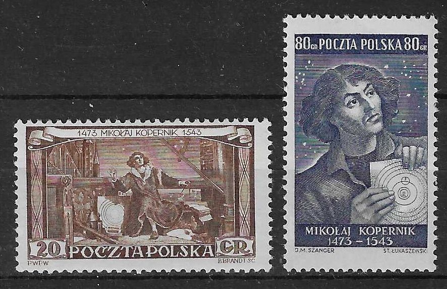 Znaczek Polska 1953 Mi 805-806 Fi 667-668 Czyste **