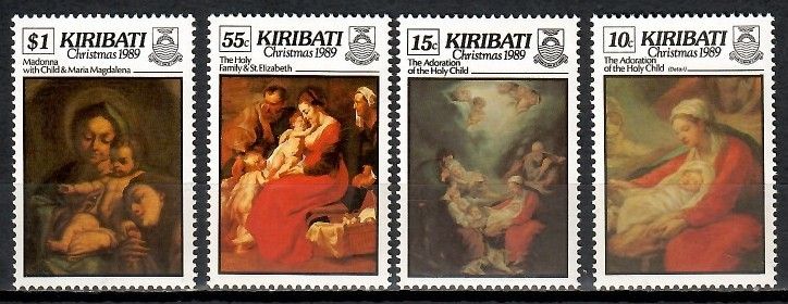 Znaczek Kiribati 1989 Mi 536-539 Czyste **