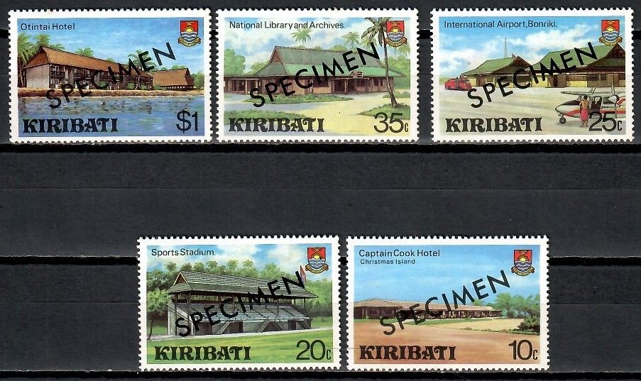 Znaczek Kiribati 1980 Mi spe 358-362 Czyste **