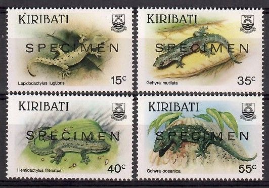 Znaczek Kiribati 1987 Mi spe 493-496 Czyste **