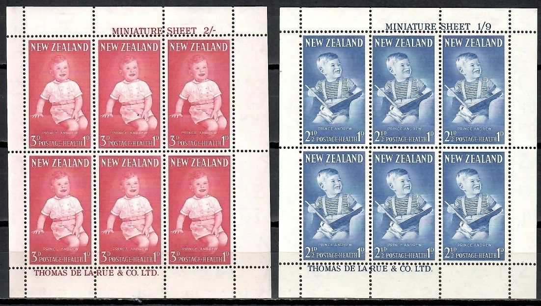 Znaczek Nowa Zelandia 1963 Mi ark425-426 Z podlepką *