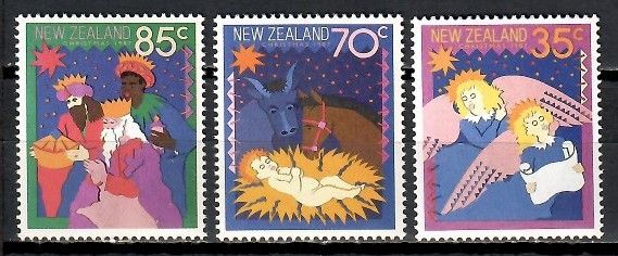Znaczek Nowa Zelandia 1987 Mi 1003-1005 Czyste **