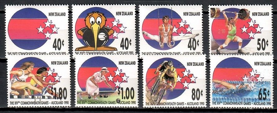 Znaczek Nowa Zelandia 1989 Mi 1094-1101 Czyste **