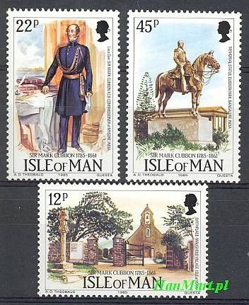 Znaczek Wyspa Man 1985 Mi 292-294 Czyste **