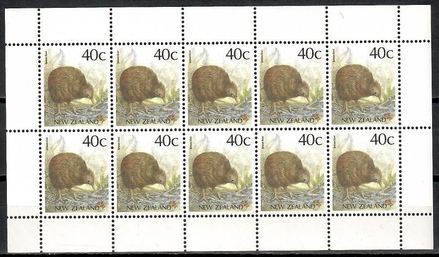 Znaczek Nowa Zelandia 1989 Mi ark 1051C Czyste **