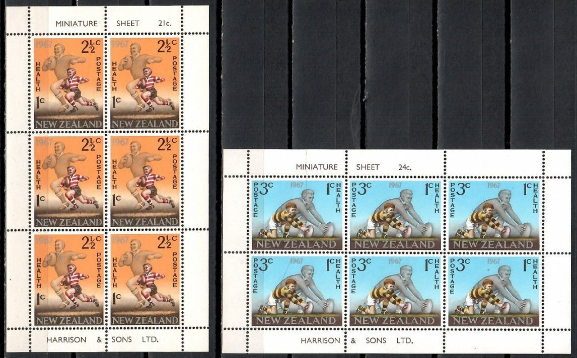 Znaczek Nowa Zelandia 1967 Mi ark 475-476 Czyste **
