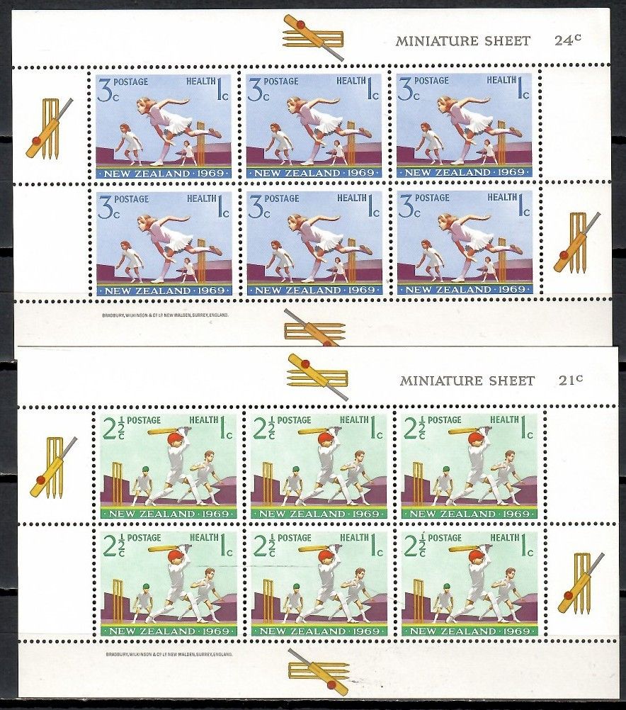 Znaczek Nowa Zelandia 1969 Mi ark 504-505 Czyste **