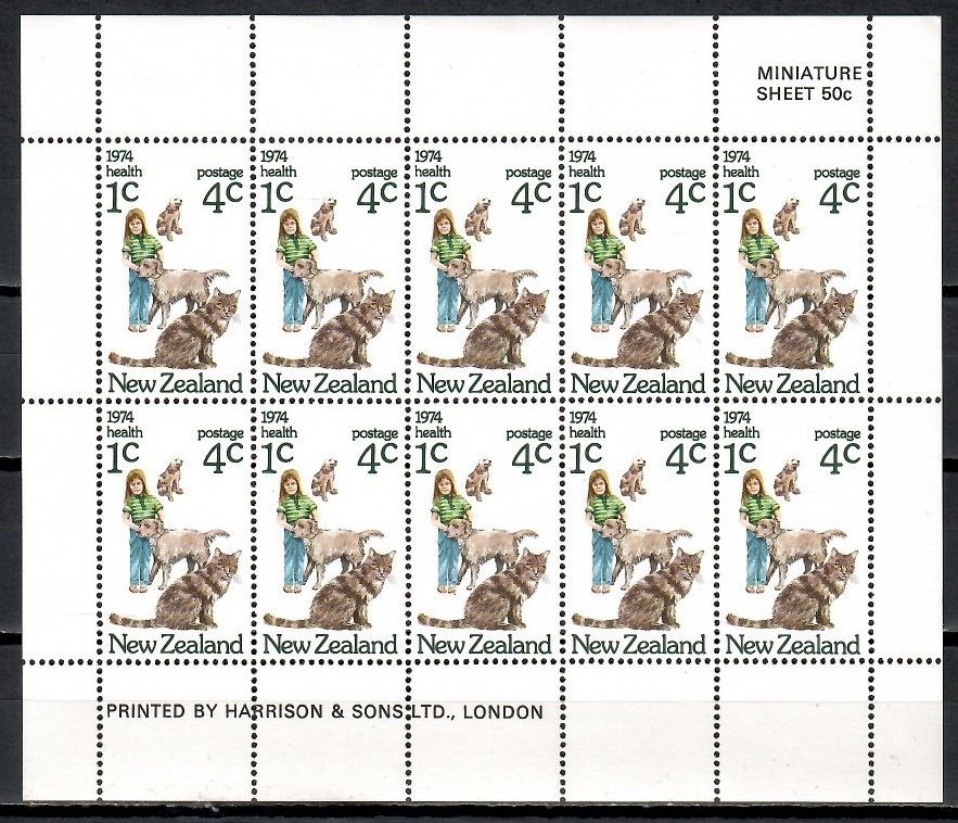 Znaczek Nowa Zelandia 1974 Mi ark 638 Czyste **