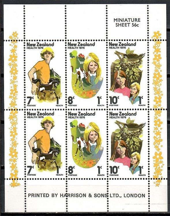 Znaczek Nowa Zelandia 1976 Mi ark 691-693 Czyste **