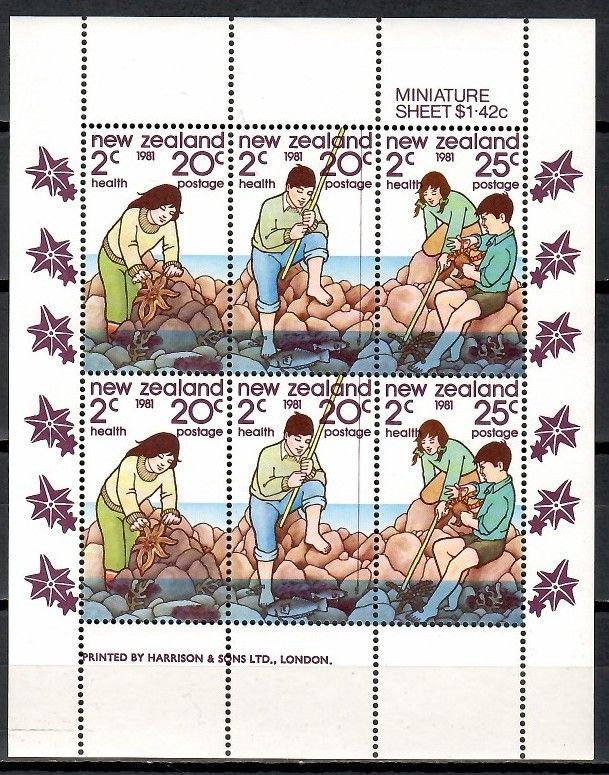 Znaczek Nowa Zelandia 1980 Mi 828-830 Czyste **