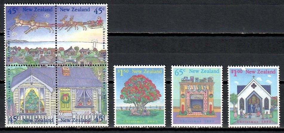 Znaczek Nowa Zelandia 1992 Mi 1254-1260 Czyste **