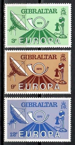 Znaczek Gibraltar 1979 Mi 392-394 Czyste **
