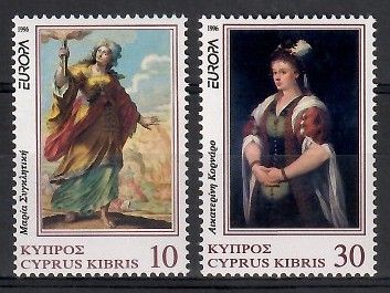 Znaczek Cypr 1996 Mi 877-878 Czyste **