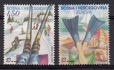 Znaczek Mostar 2004 Mi 129-130 Czyste **