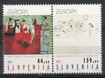 Znaczek Słowenia 1993 Mi 48-49 Czyste **